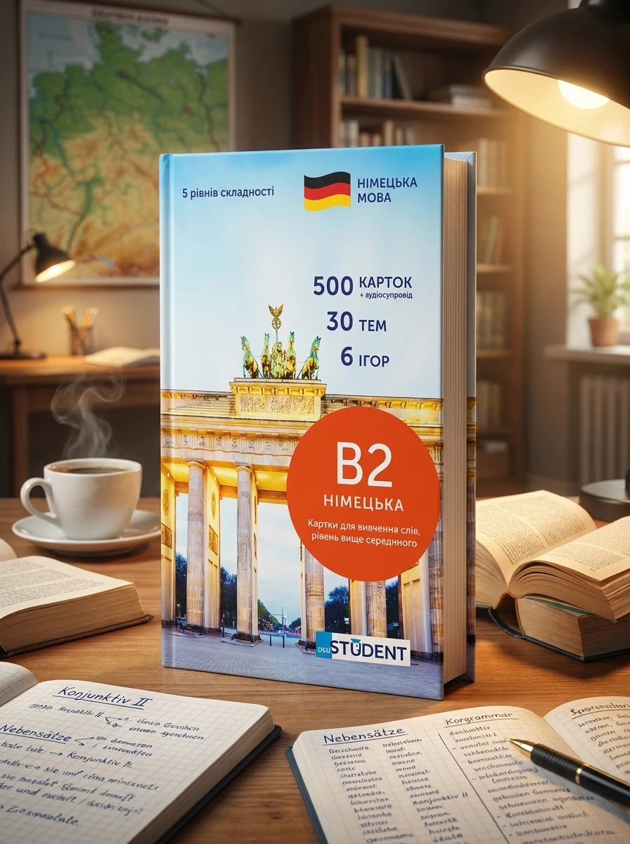 Німецька В2 (500) вище середнього — Вивчення мов