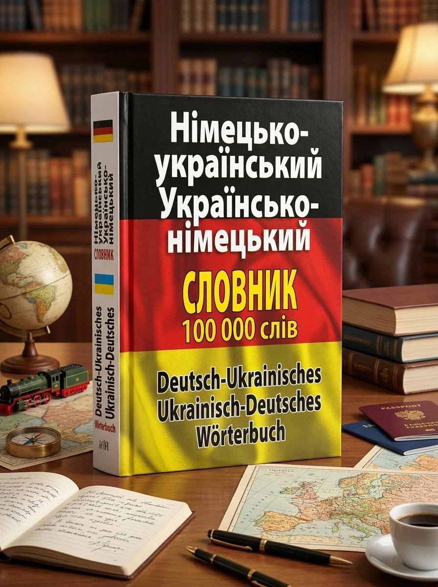 Німецько-український, українсько-німецький словник 100 000 тисяч слів — Шевченко Л., обкладинка
