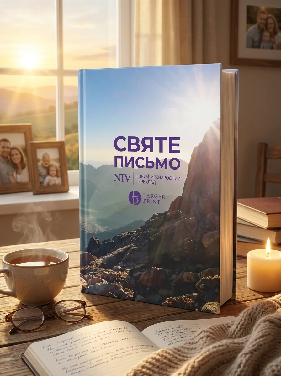 NIV Larger Print Personal Value Hardback Bible — Дім, сім'я, релігія