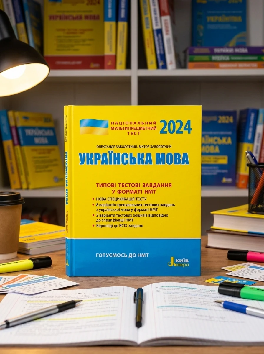 НМТ 2024. Українська мова. Типові тестові завдання