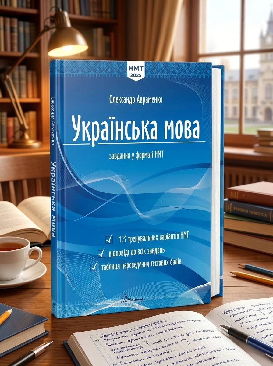 НМТ 2025 Українська мова.Тестові завдання у форматі НМТ — Навчальна література