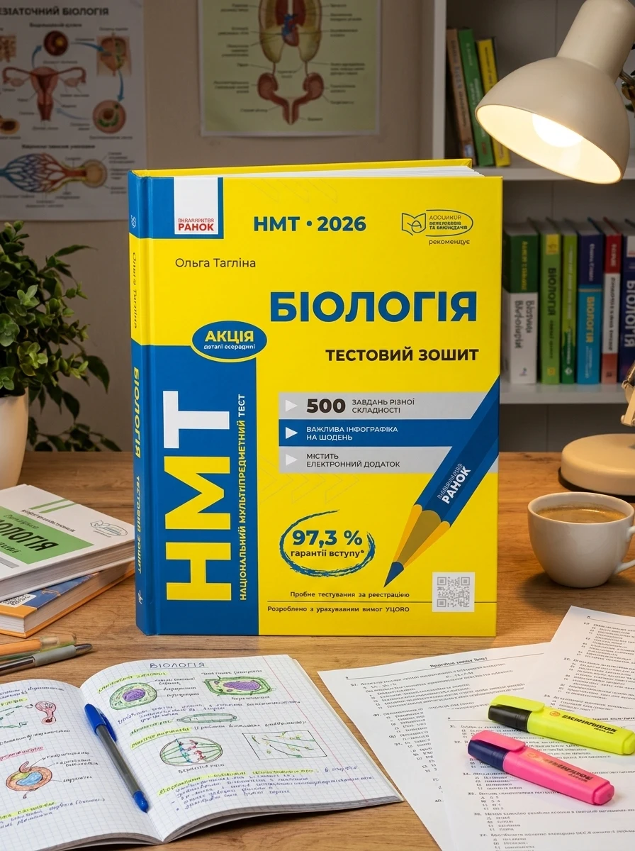 НМТ 2026. Біологія. Тестовий зошит — Вивчення мов