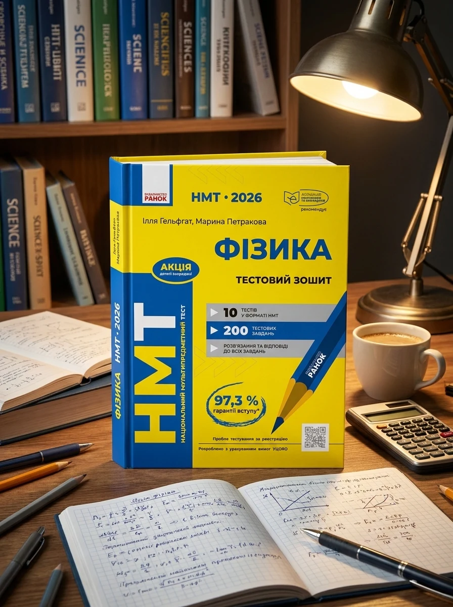 НМТ 2026. Фізика. Тестовий зошит — Вивчення мов
