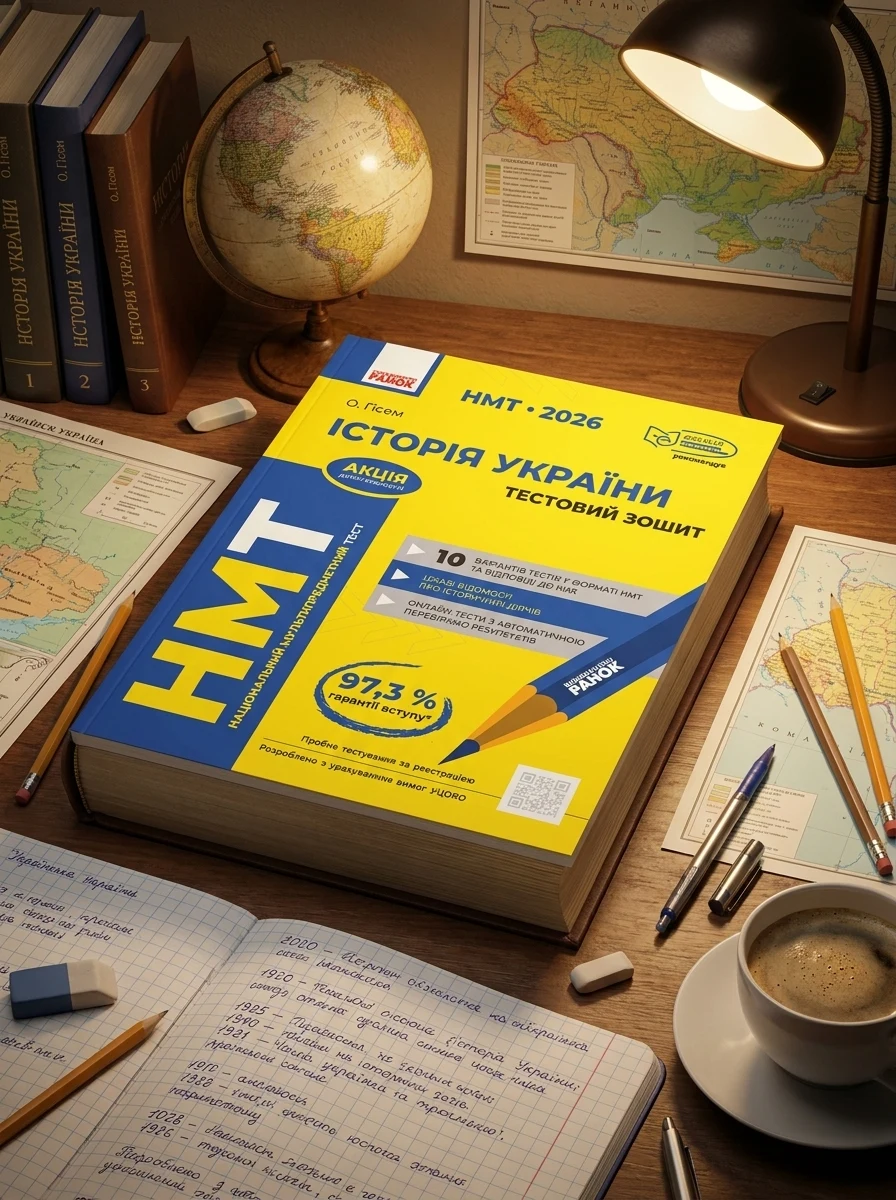 НМТ 2026. Історія України. Тестовий зошит