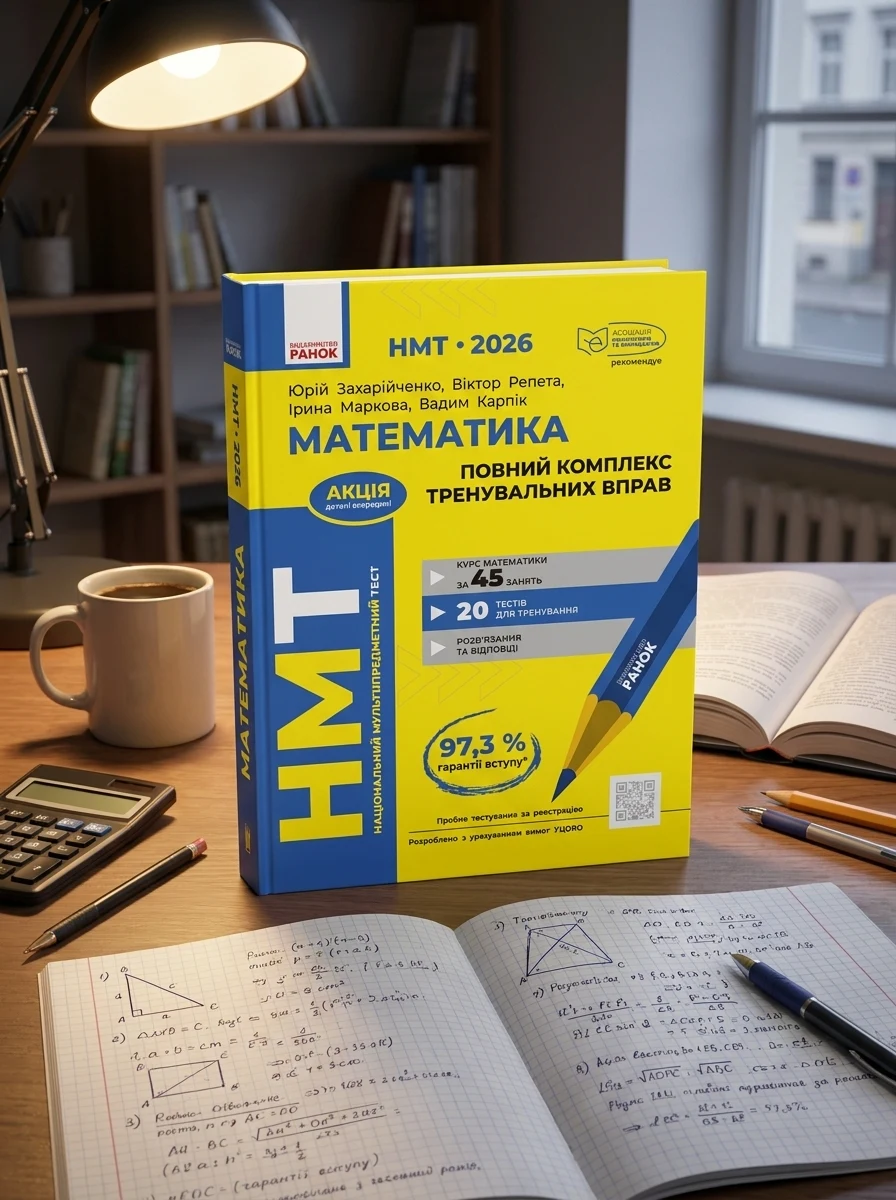 НМТ 2026. Математика. Повний комплекс тренувальних вправ