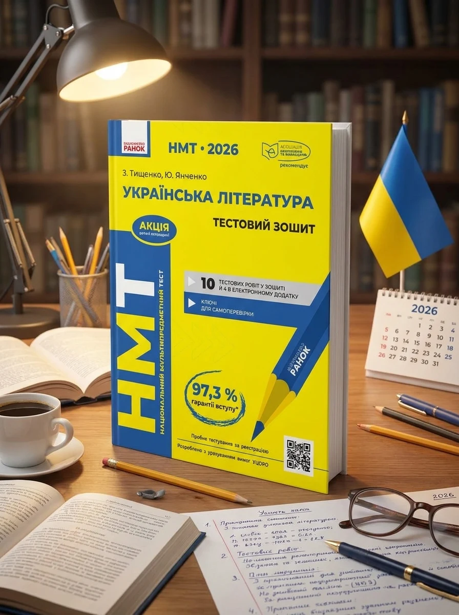 НМТ 2026. Українська література. Тестовий зошит — Вивчення мов