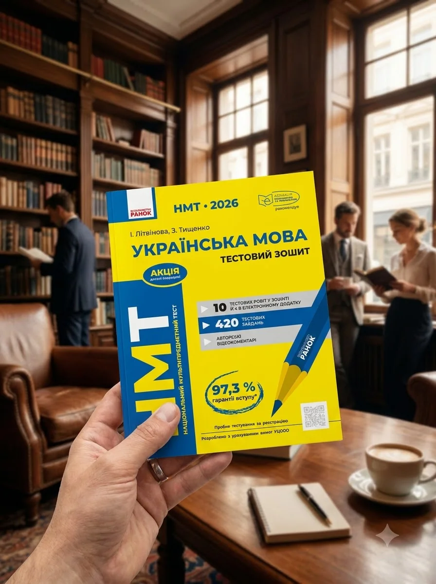 НМТ 2026. Українська мова. Тестовий зошит — фото 2