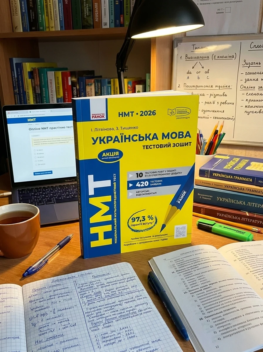 НМТ 2026. Українська мова. Тестовий зошит — Вивчення мов