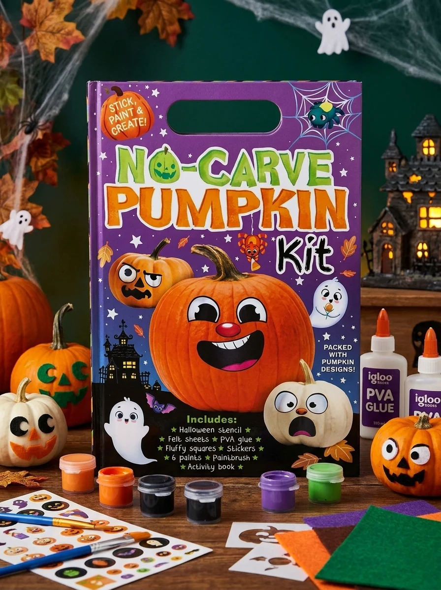 No-Carve Pumpkin Kit, обкладинка