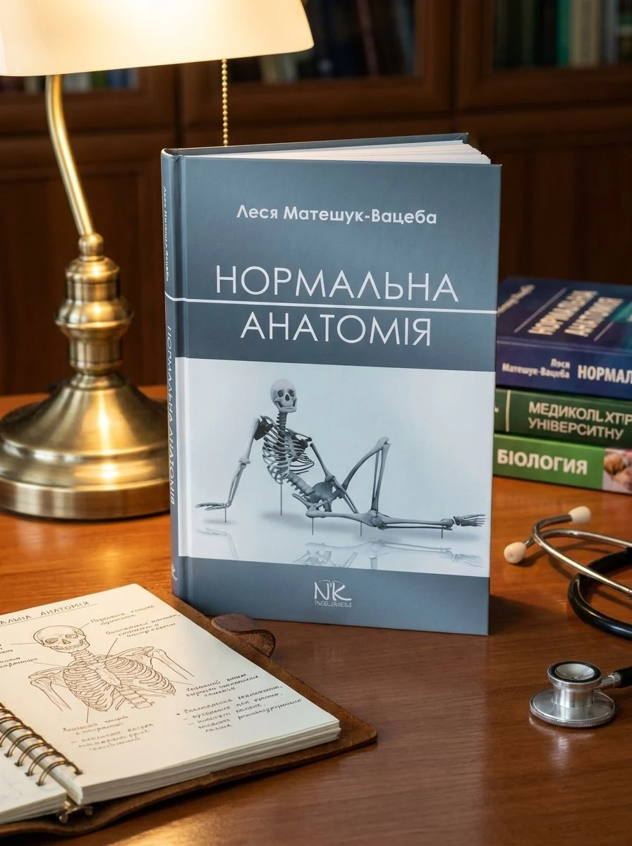 Нормальна анатомія — Матешук-Вацеба Л.Р., обкладинка