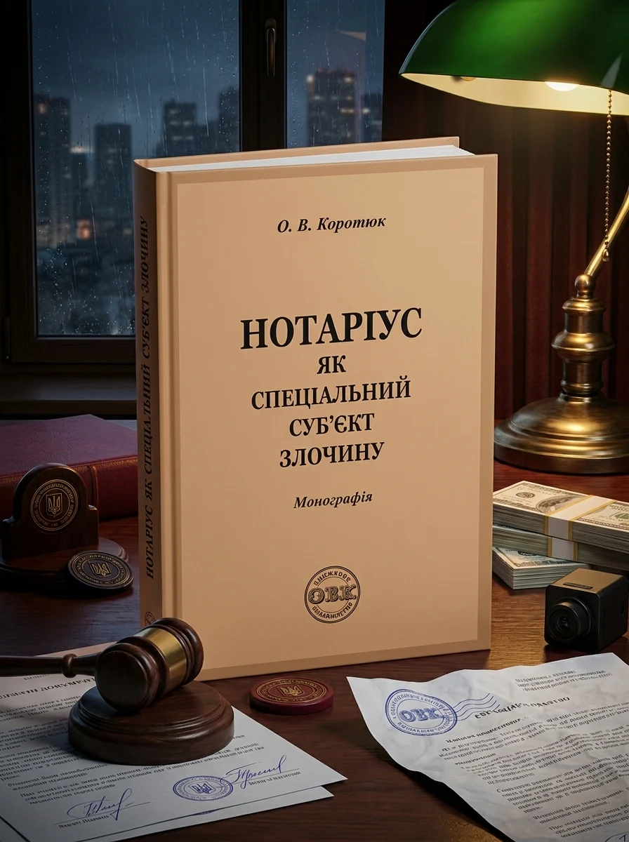 Нотаріус як спеціальний суб'єкт злочину. Монографія — Книги
