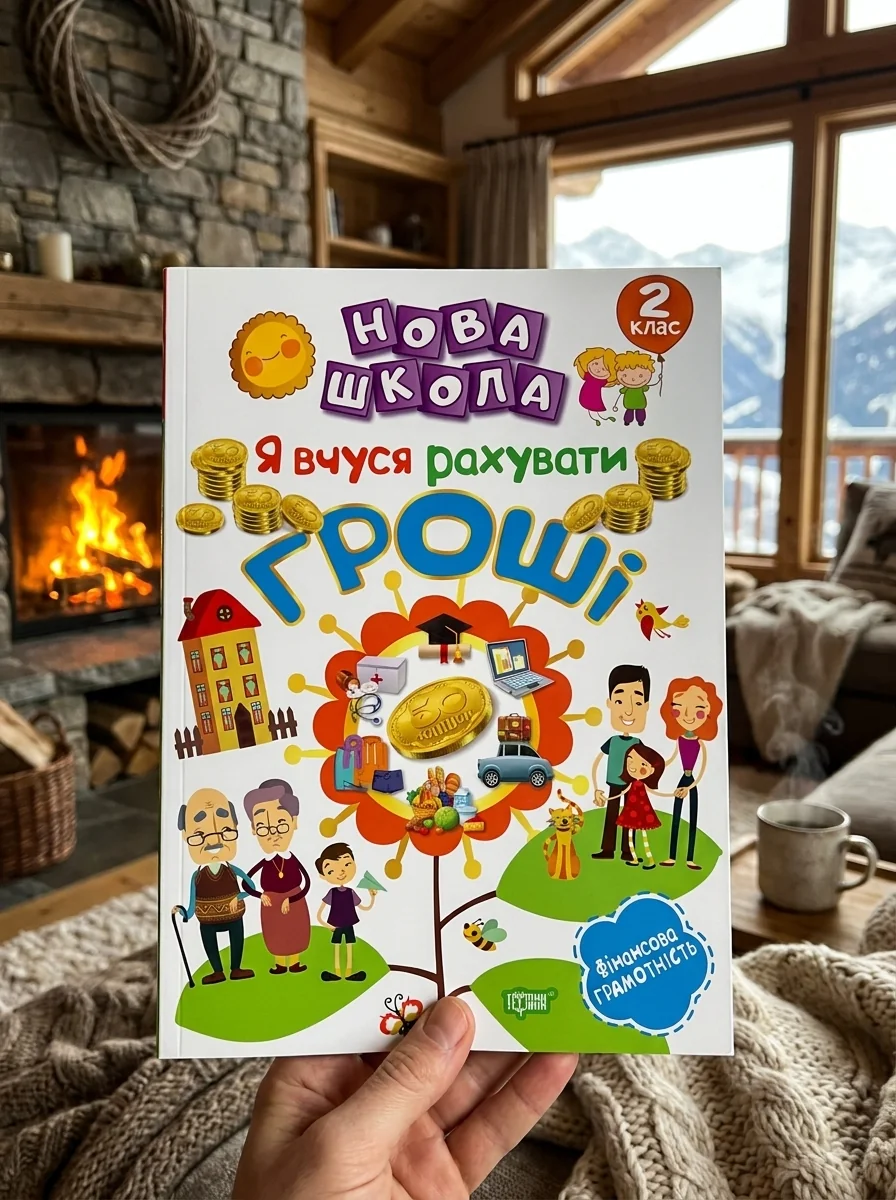 Нова школа. Я вчуся рахувати гроші. 2 клас — Катерина Білик, обкладинка