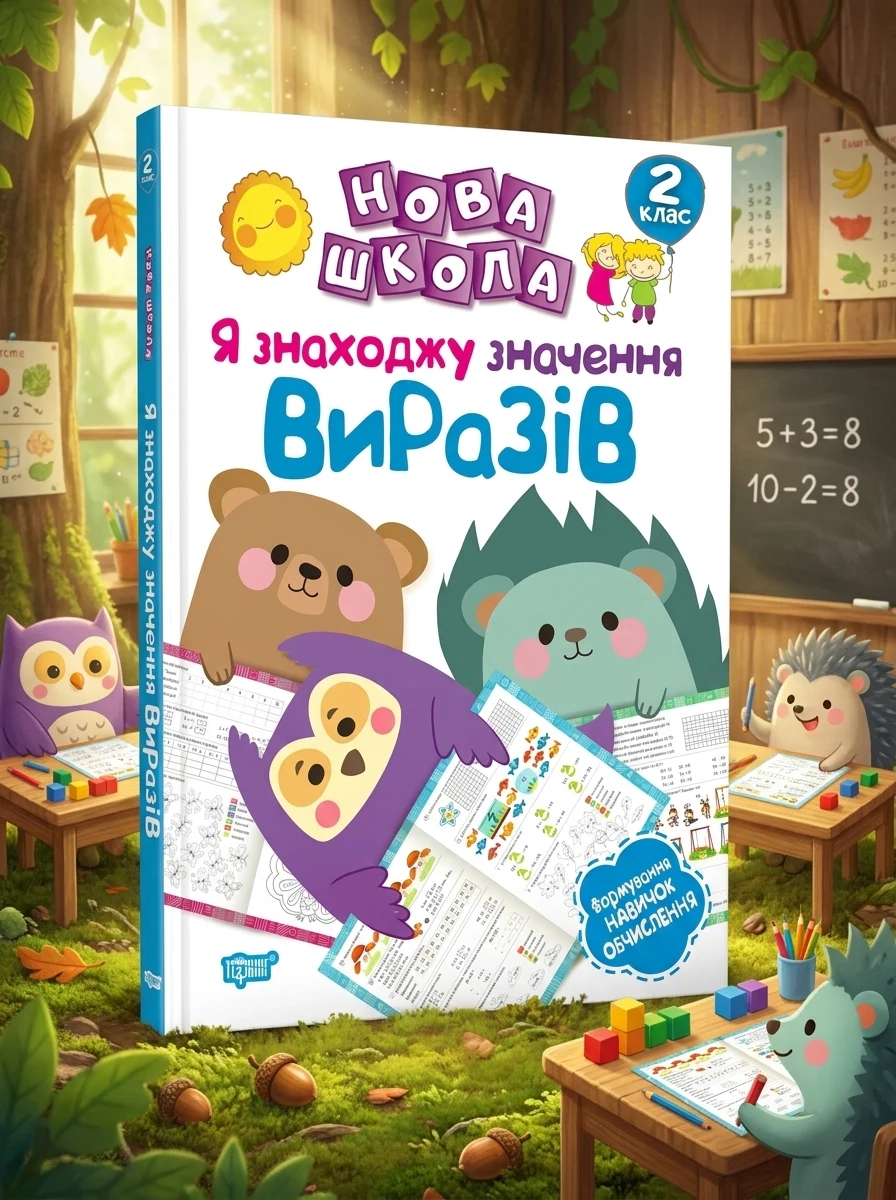 Нова школа. Я знаходжу значення виразів. Формування навичок обчислення. 2 клас — фото 2