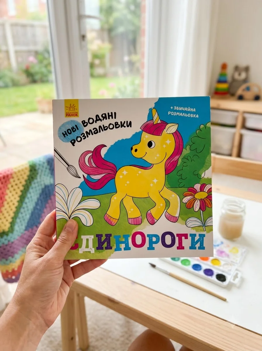 Нові водяні розмальовки. Єдинороги | купити книгу онлайн