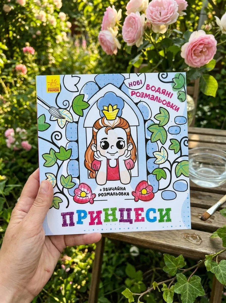 Нові водяні розмальовки. Принцеси — фото 2