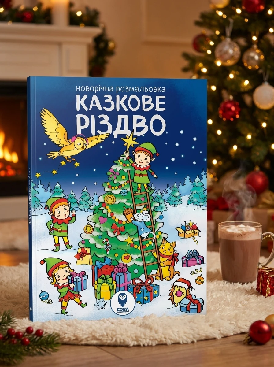 Новорічна розмальовка. Казкове Різдво — Дитяча література
