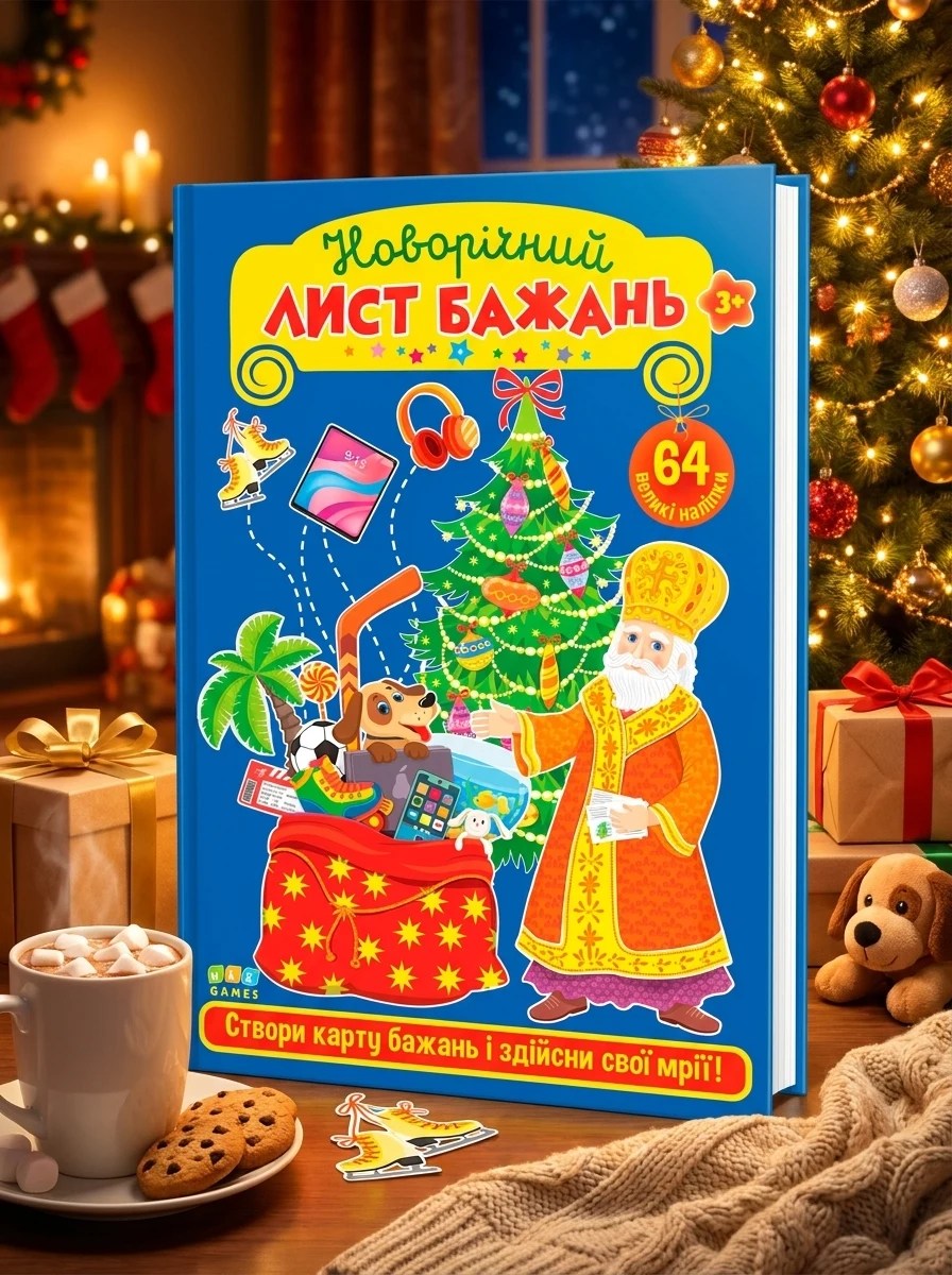 Новорічний лист бажань. Блакитний, — Дитяча література