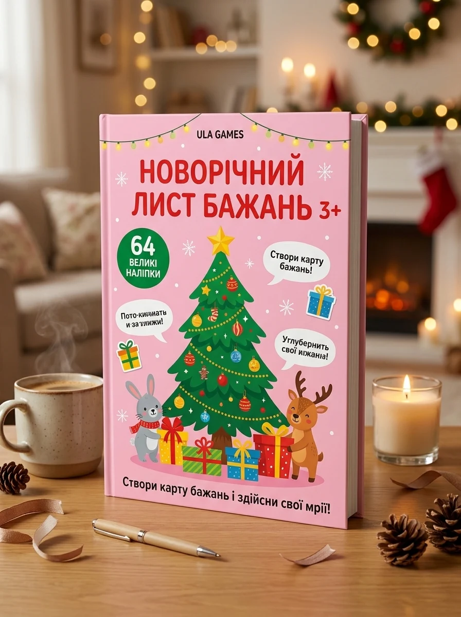 Новорічний лист бажань. Рожевий, — Дім, сім'я, релігія