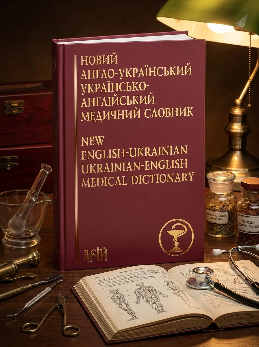 Новий англо-український українсько-англійський медичний словник. Понад 25 000 термінів — фото 2