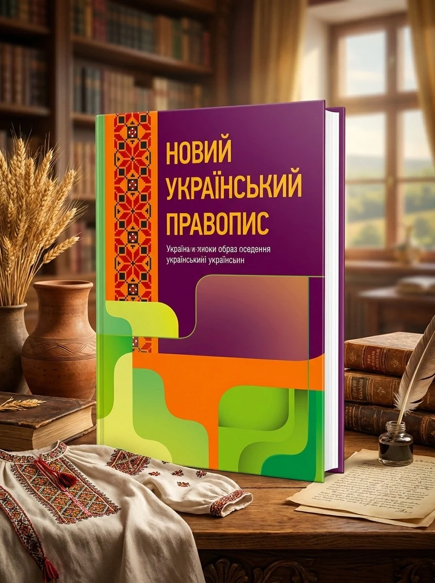 Новий український правопис. Збільшений формат, обкладинка