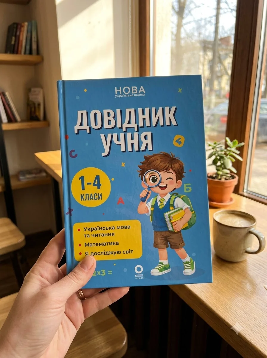 НУШ. Довідник учня. 1-4 класи — Марина Володарська, обкладинка