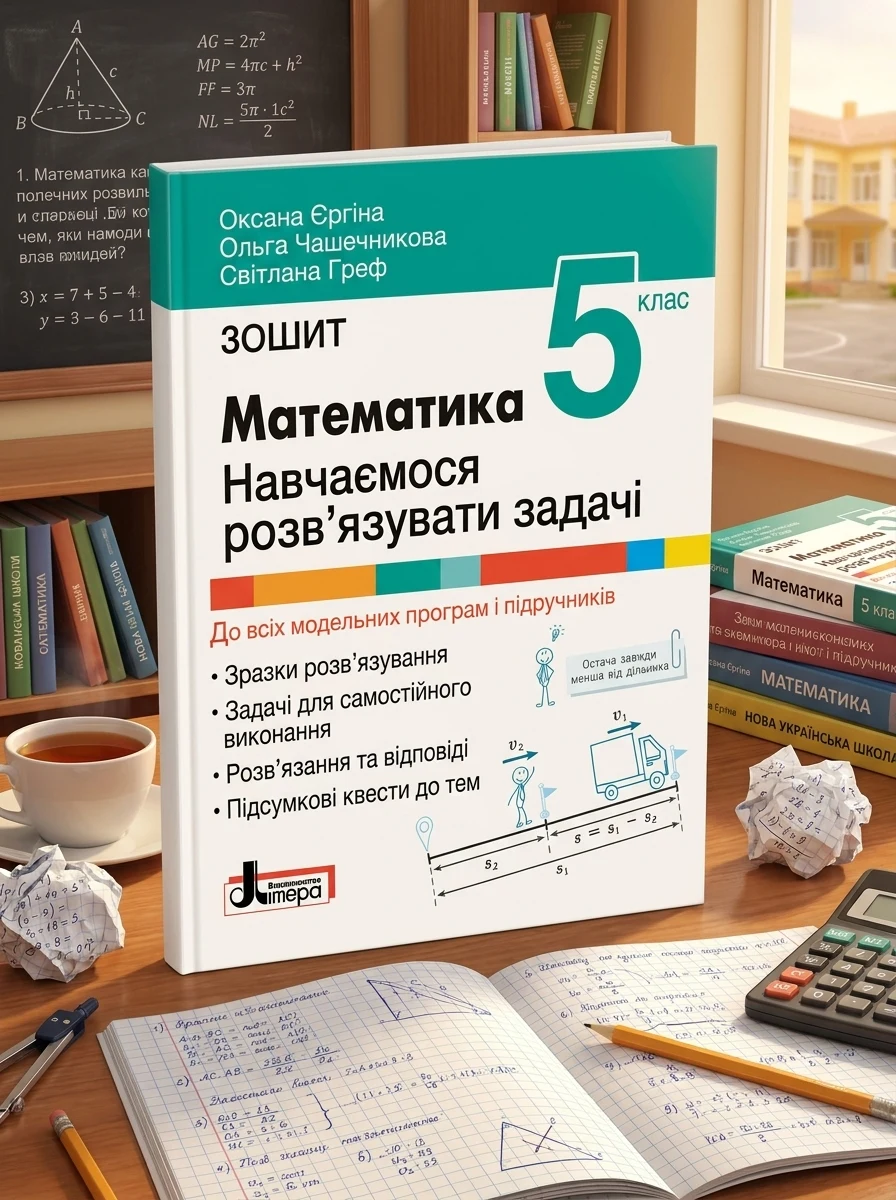 НУШ. Математика 5 клас. Навчаємося розв'язувати задачі — Вивчення мов