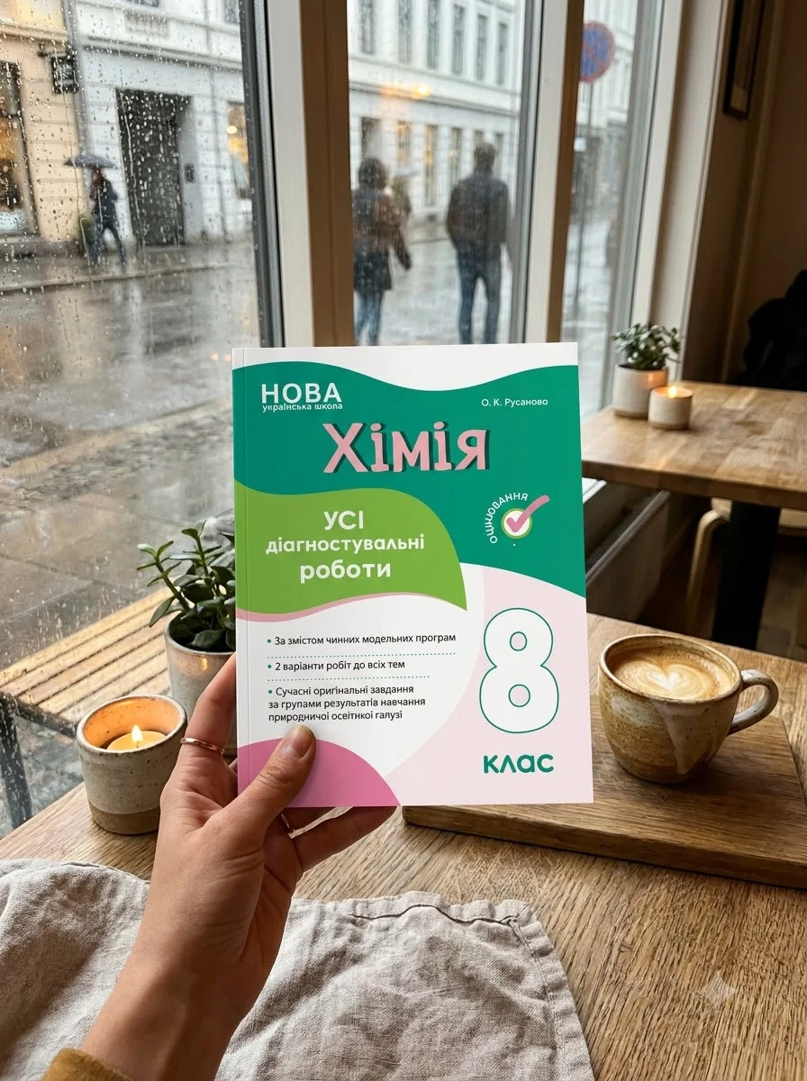 НУШ. Оцінювання. Хімія. Усі діагностувальні роботи. 8 клас — Книги