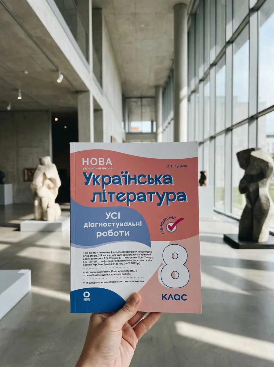 НУШ. Оцінювання. Українська література. Усі діагностувальні роботи. 8 клас — Ольга Куцінко, обкладинка