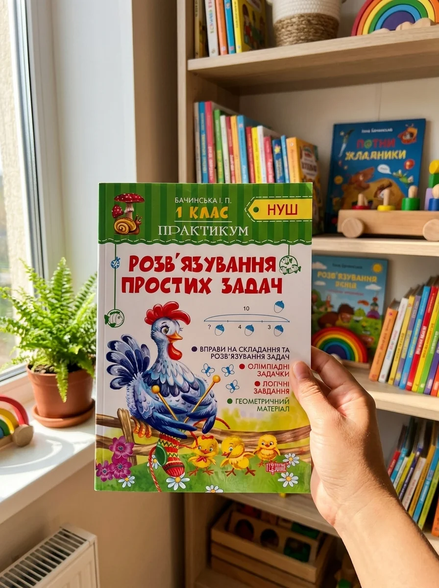 НУШ. Практикум. Розв'язування простих задач. 1 клас — Підготовка до школи