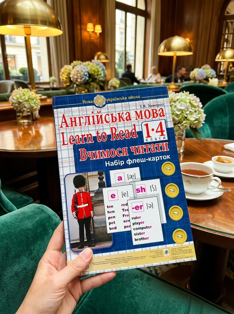 НУШ. Вчимося читати. Англійська мова. Набір флеш-карток. 1-4 клас — Книги
