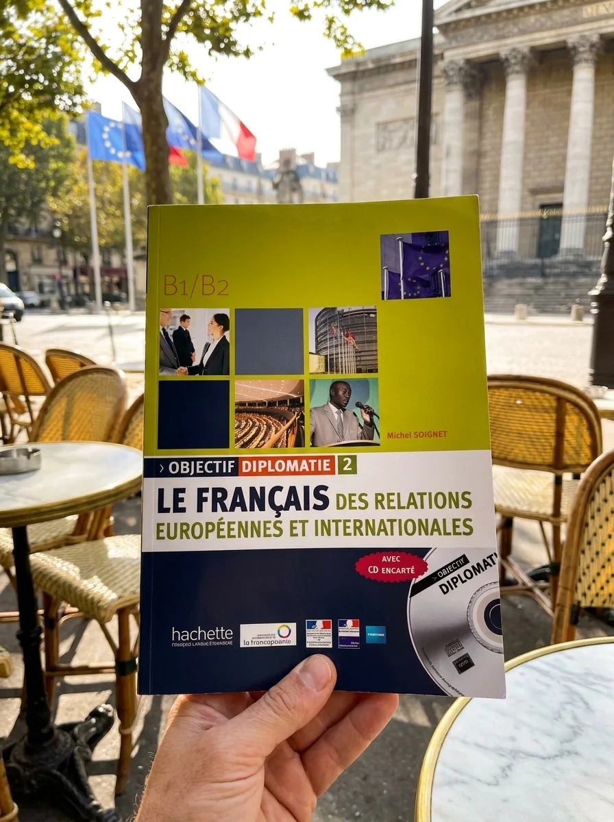 Objectif Diplomatie Niveau 2. Livre + CD audio — Michel Soignet, обкладинка