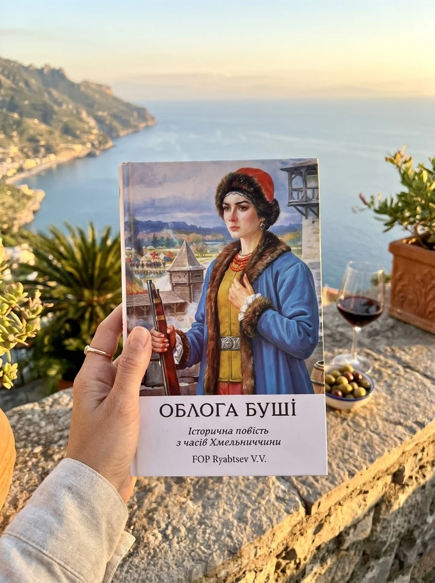 Облога Буші — Михайло Старицький, обкладинка
