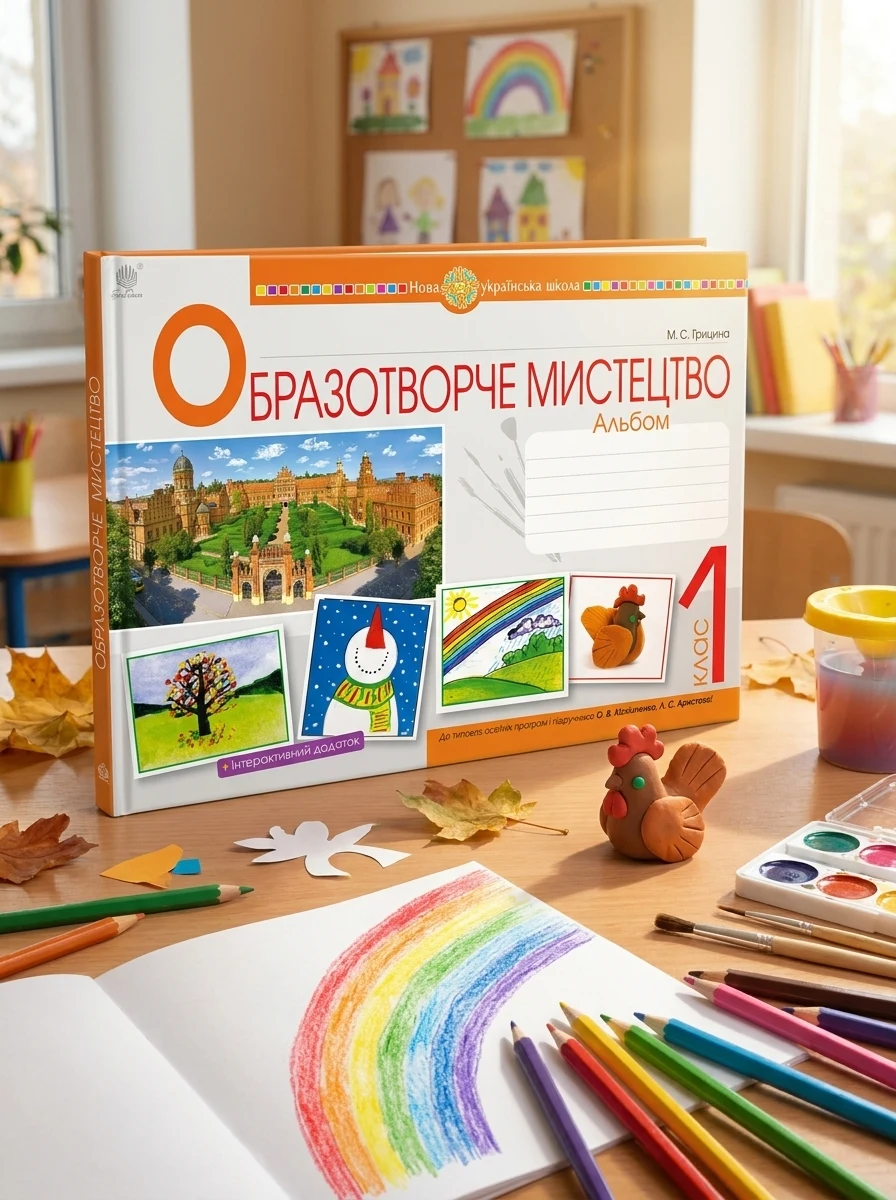Образотворче мистецтво. 1 клас. Альбом. До підручника О.В. Калініченко, Л.С. Аристової, Мар'яна Грицина — Дитяча література