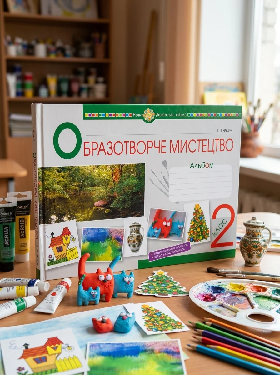 Образотворче мистецтво. 2 клас. Альбом. НУШ — Дитяча література