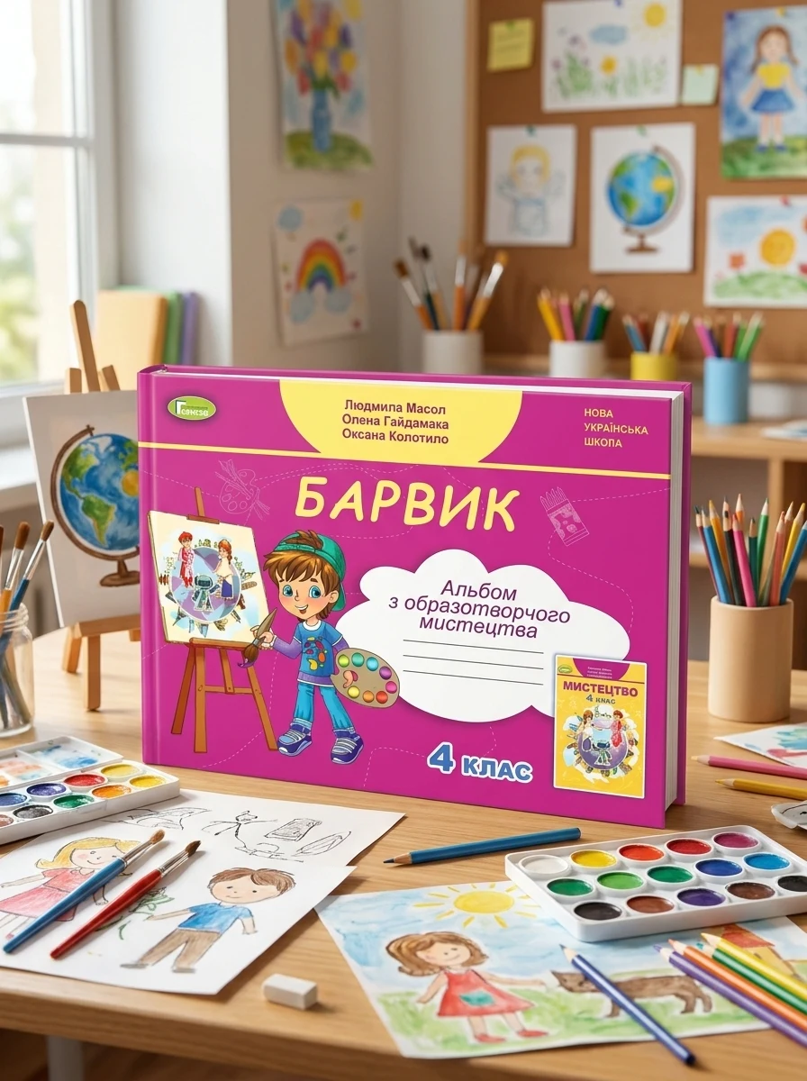 Образотворче мистецтво 4 клас. Альбом. Барвик — Дитяча література