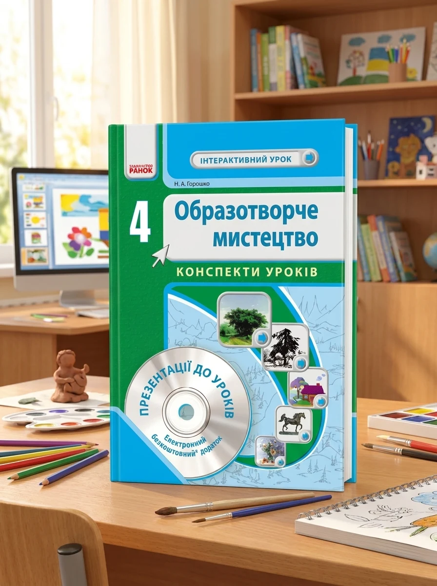 Образотворче мистецтво 4 клас. Інтерактивний урок з CD диском. Конспекти уроків — Вивчення мов