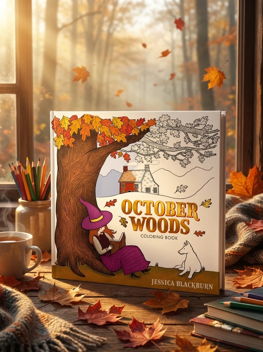 October Woods Coloring Book — Дім, сім'я, релігія
