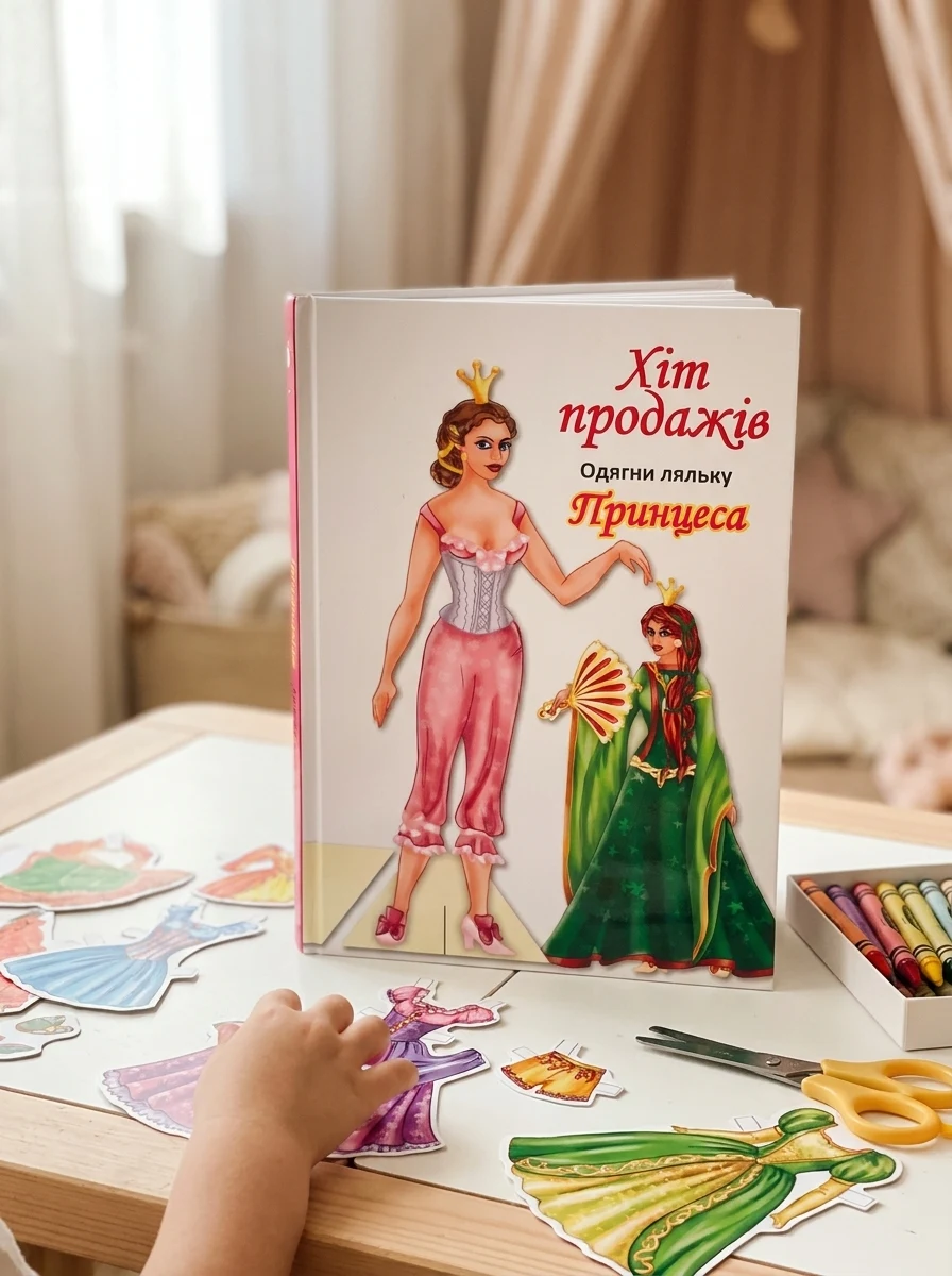 Одягни ляльку. Принцеса, — Дитяча література