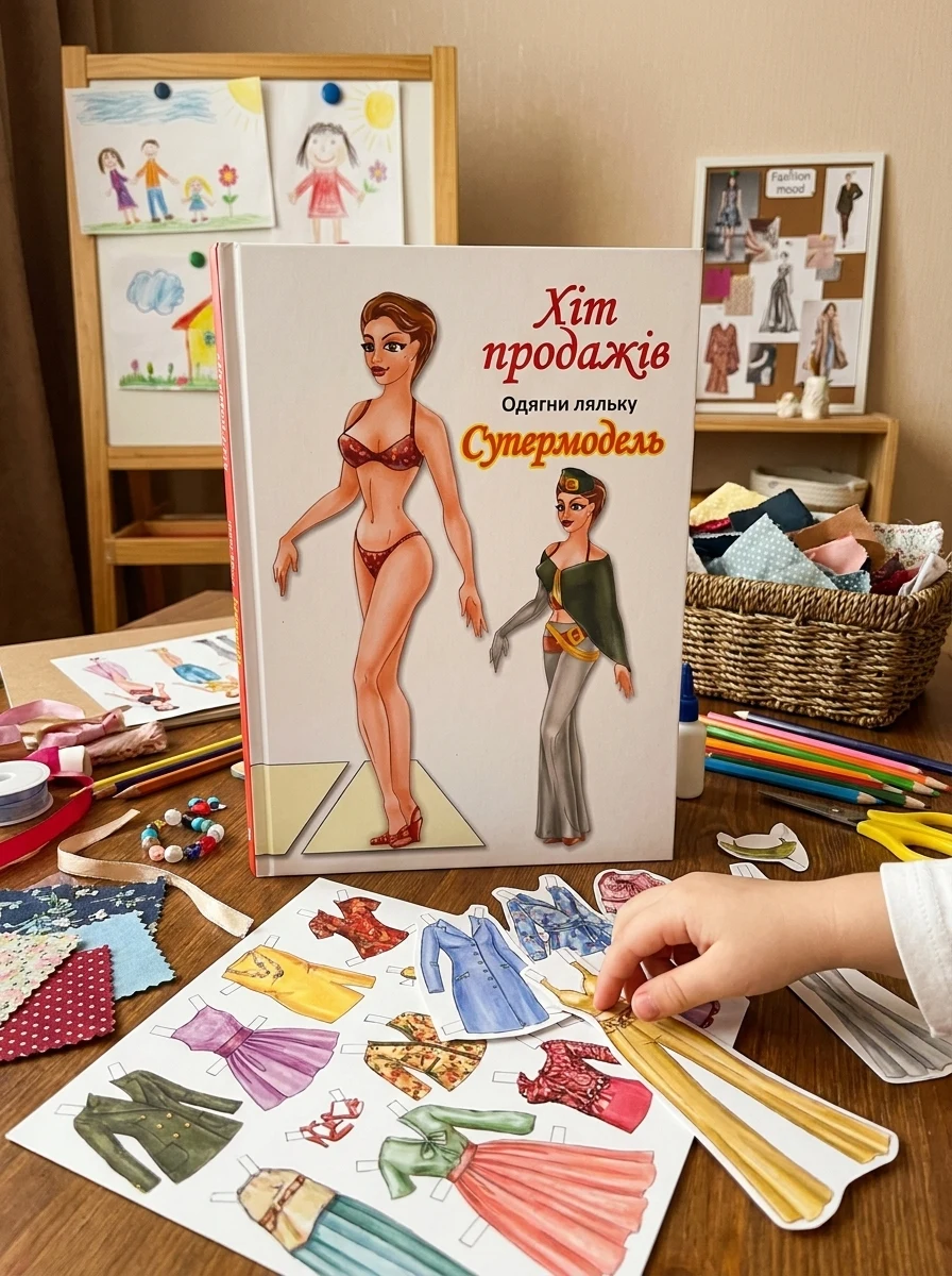 Одягни ляльку. Супермодель, — Дитяча література