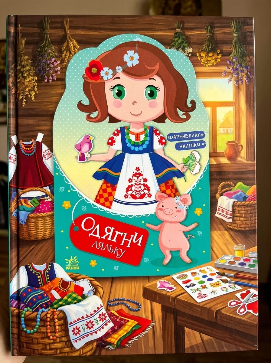 Одягни ляльку. Україночка Стефанія у бабусі — Книги