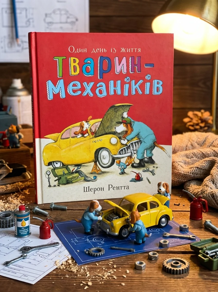 Один день із життя тварин-механіків. Тварини-працівники — Дитяча література