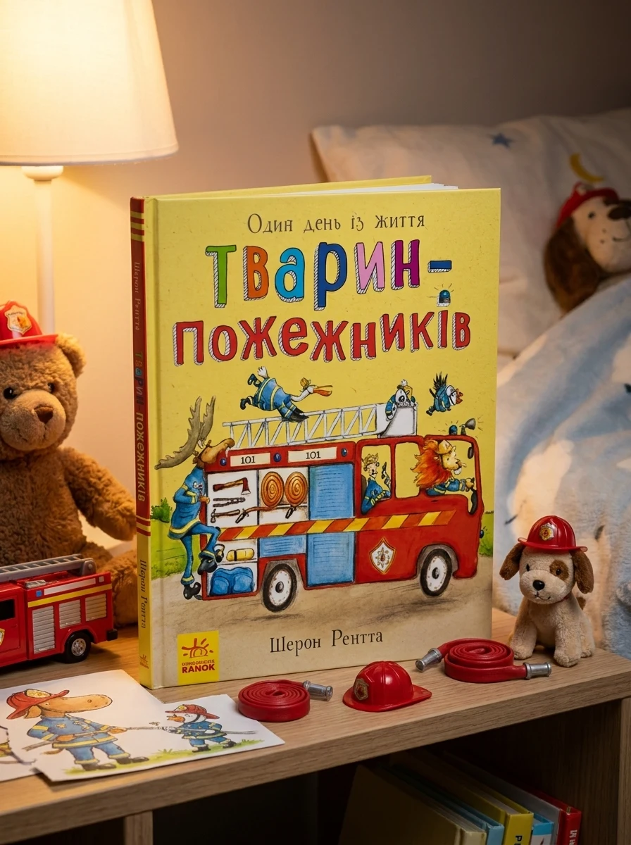 Один день із життя тварин-пожежників. Тварини-працівники — Дитяча література