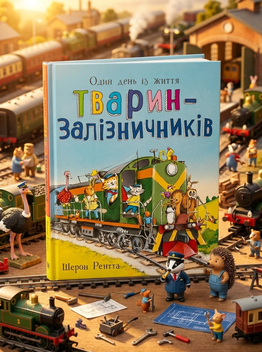 Один день із життя тварин-залізничників. Тварини-працівники — Дитяча література