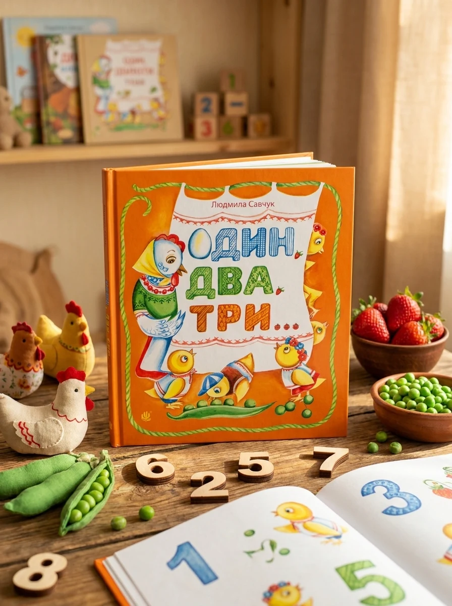 Один, два, три — Дитяча література