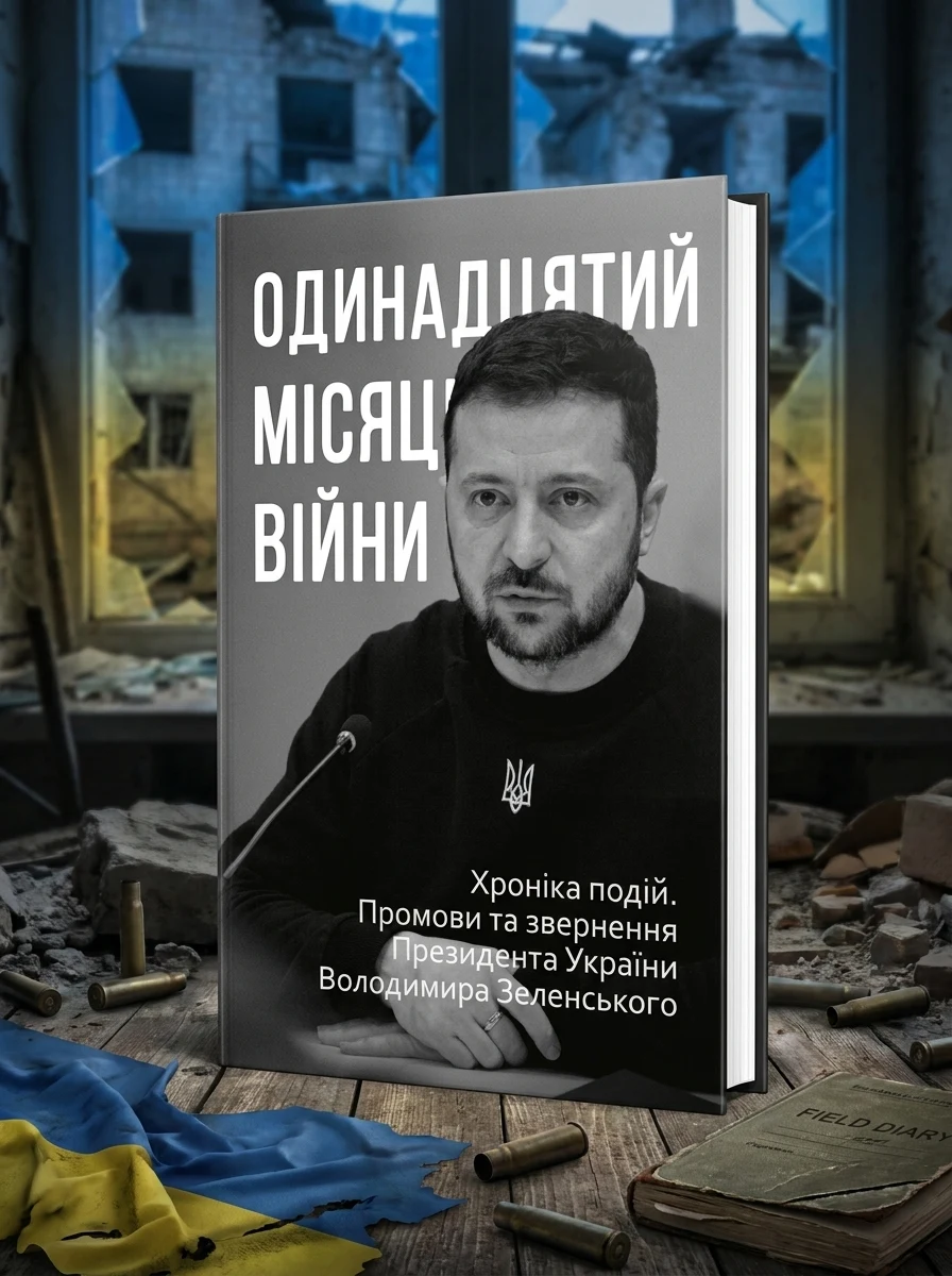 Одинадцятий місяць війни. Хроніка подій. Промови та звернення Президента України Володимира Зеленського — Книги