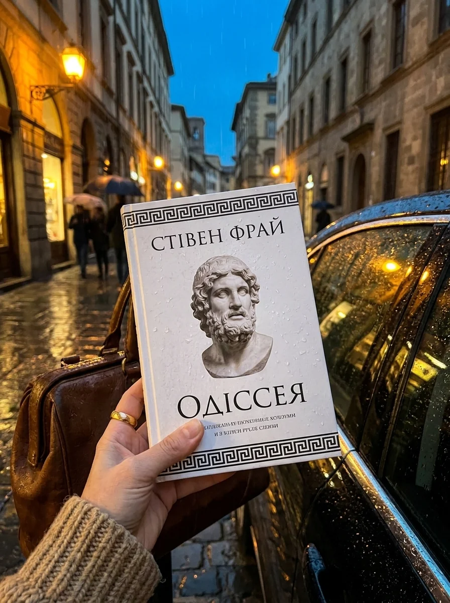 Odyssey — Стівен Фрай, обкладинка