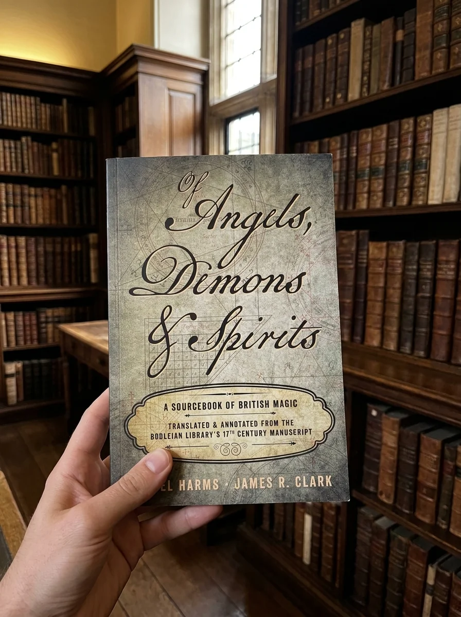 Of Angels, Demons & Spirits. A Sourcebook of British Magic — Даніель Хармс, обкладинка
