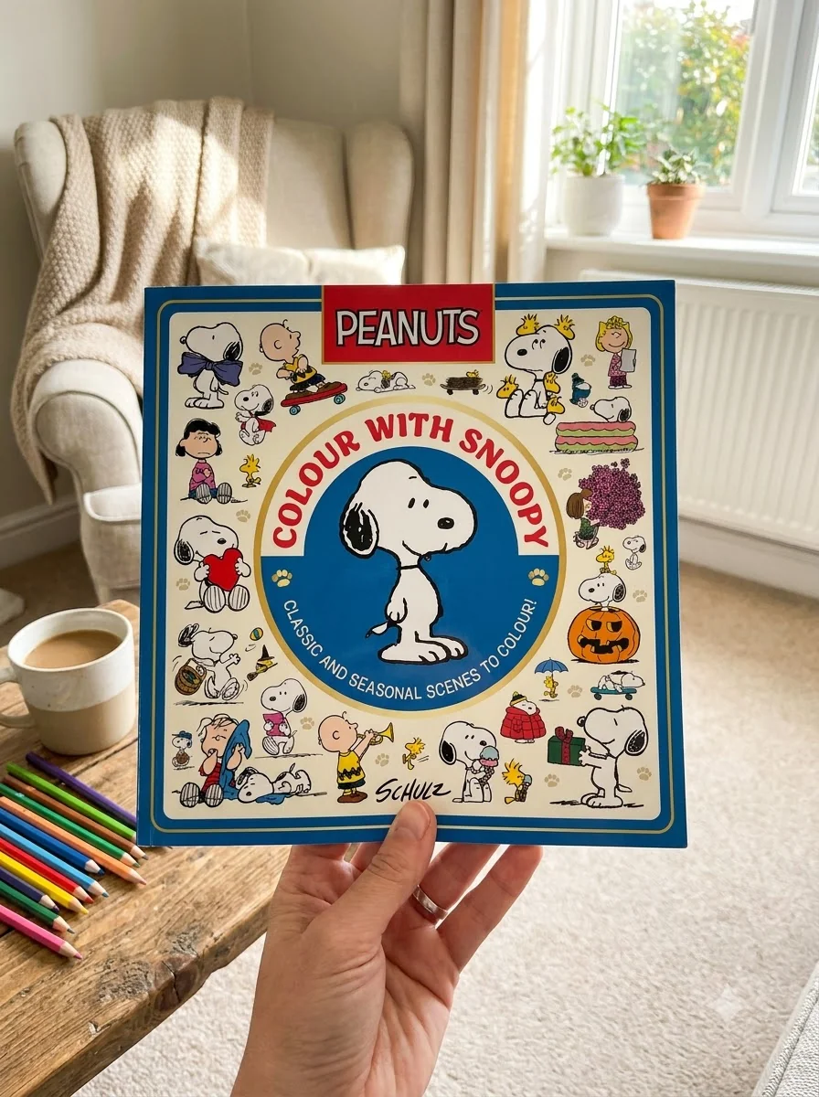 Official Peanuts: Colour with Snoopy — Charles M. Schulz, обкладинка