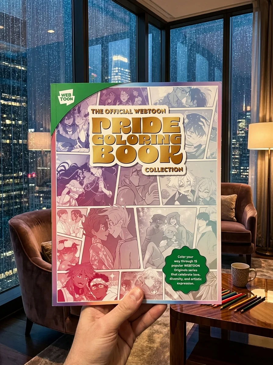 Official WEBTOON Pride Coloring Book Collection — Дитяча література
