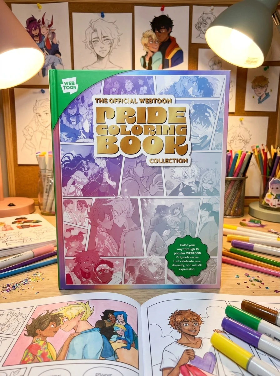 Official WEBTOON Pride Coloring Book Collection — фото 2